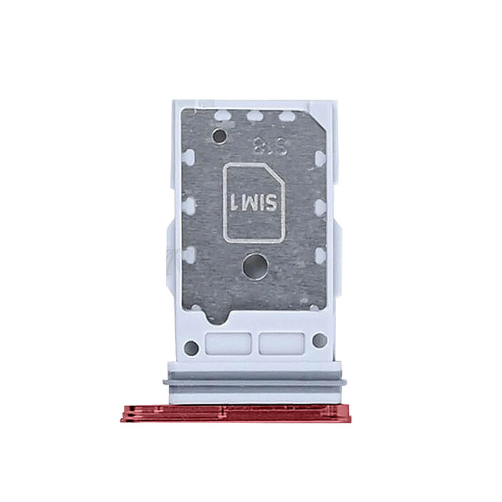 Clappio Tiroir Carte SIM pour Samsung Galaxy S25 et S25+ avec Micro SD Corail