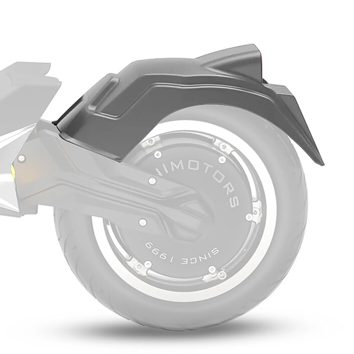 Acheter Minimotors Garde-Boue Arrière pour Trottinette Dualtron Togo avec LED Intégrée Gris