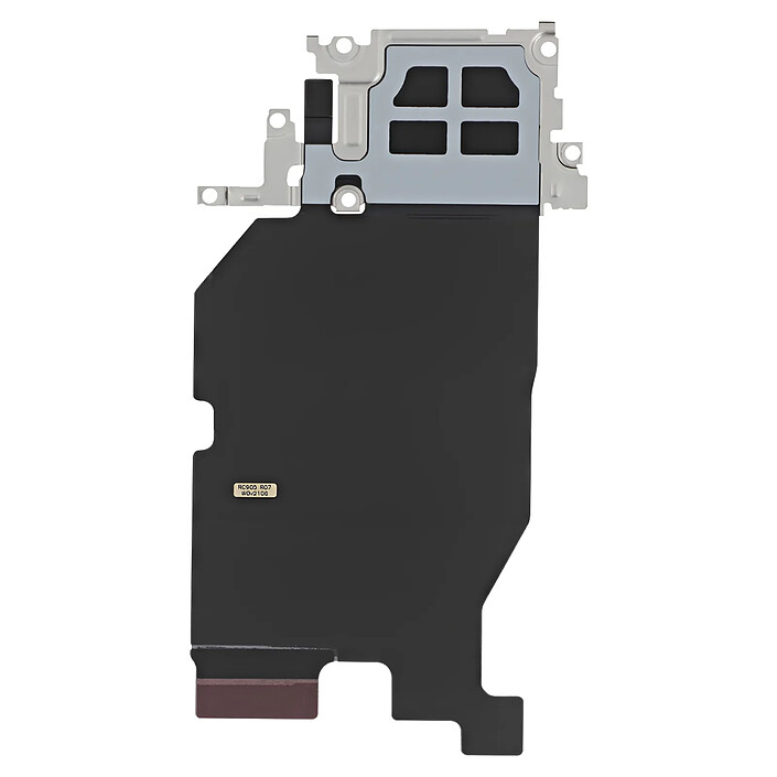 Clappio Nappe Antenne NFC pour Galaxy S22 Recharge sans Fil et Paiement Mobile Noir