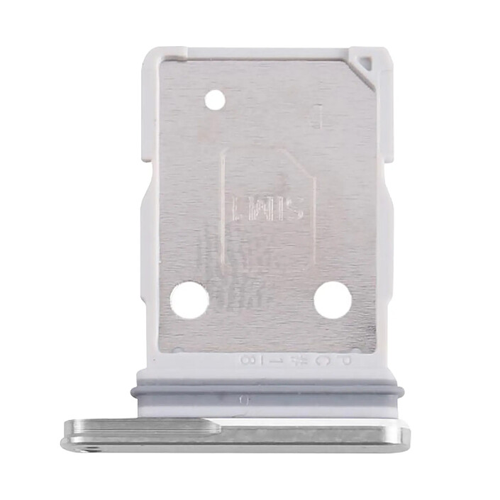 Clappio Tiroir Carte SIM Hybride pour Galaxy A56 Dual Nano SIM ou Nano SIM et microSD Gris clair