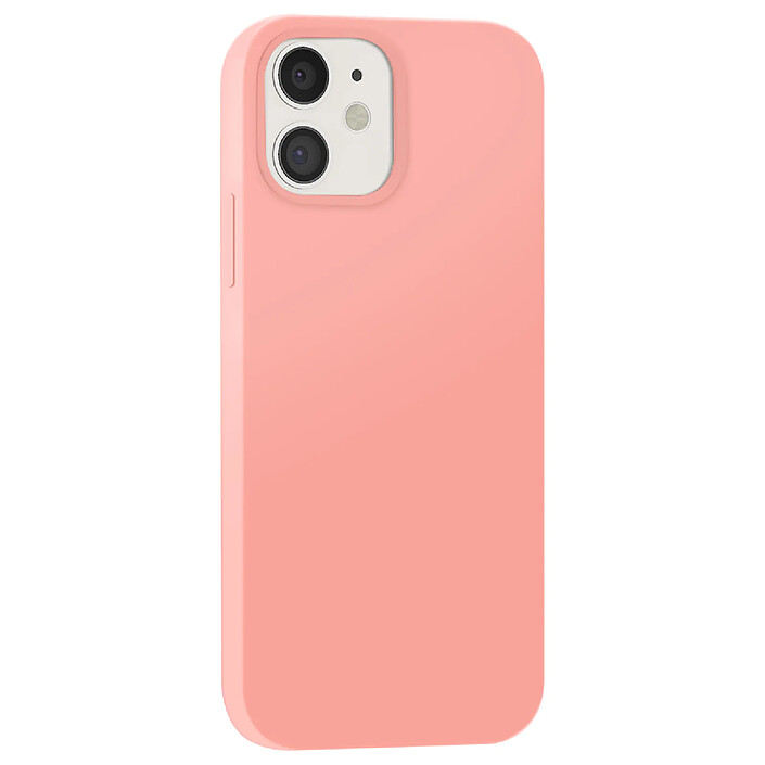 Moxie Coque pour iPhone 12 / 12 Pro Édition Color Skin en TPU avec Intérieur Doux Rose clair