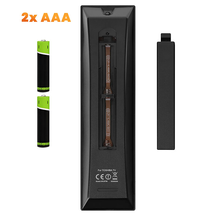 Acheter LinQ Télécommande Universelle pour Téléviseur Toshiba avec Portée 8m Noir