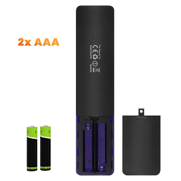 Acheter LinQ Télécommande Bluetooth 2.4G pour Xiaomi Mi TV avec Assistant vocal Google Noir