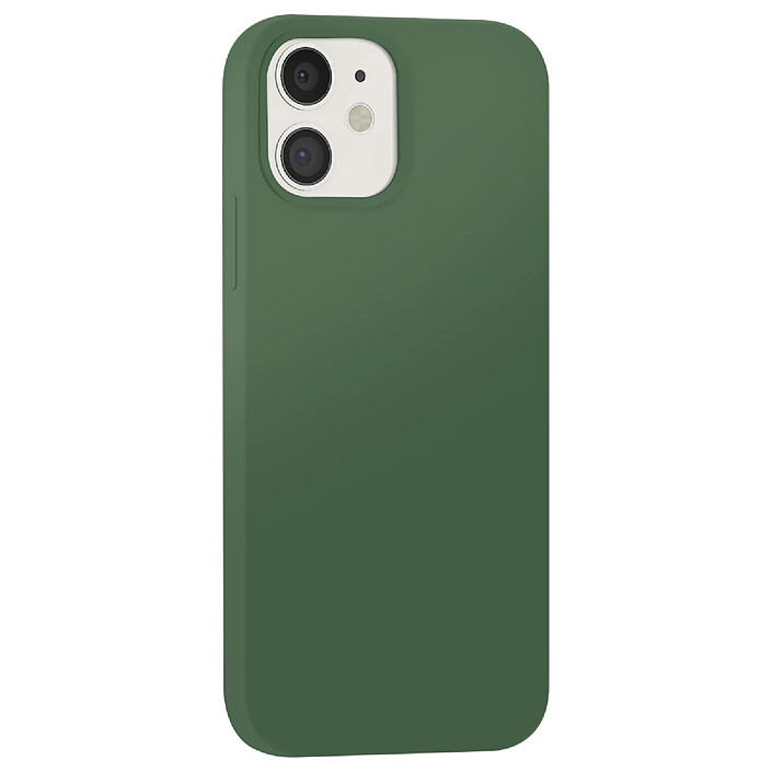 Moxie Coque pour iPhone 12 / 12 Pro Édition Color Skin en TPU avec Intérieur Doux Kaki