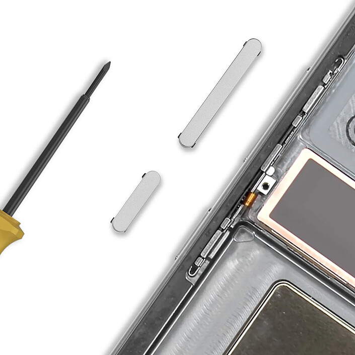 Acheter Clappio Bouton Power et Volume de Remplacement pour Galaxy S25 Ultra Argent