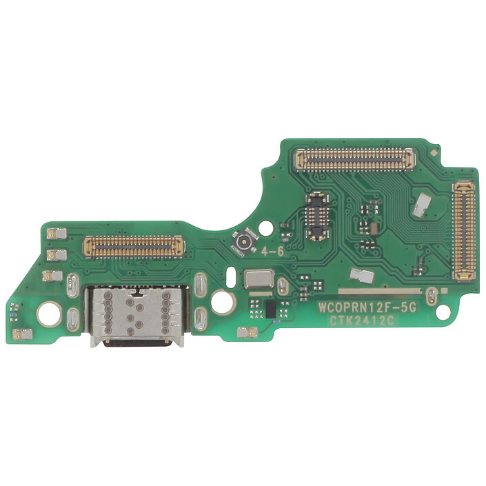 Clappio Connecteur de Charge pour Oppo Reno 12F 5G USB-C avec SIM et Micro Intégré