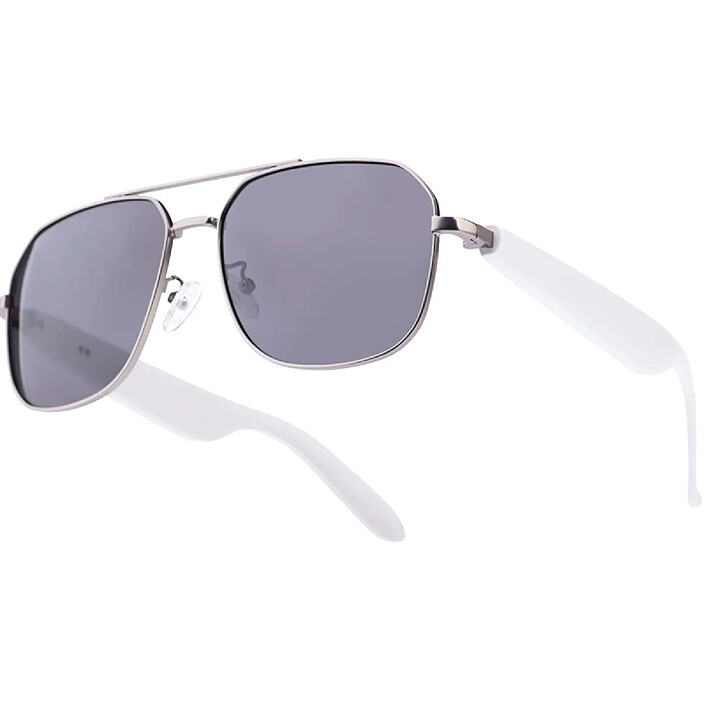 Avis Avizar Lunettes Connectées Modèle Thalos avec Verres Solaires Polarisés Blanc / Gris