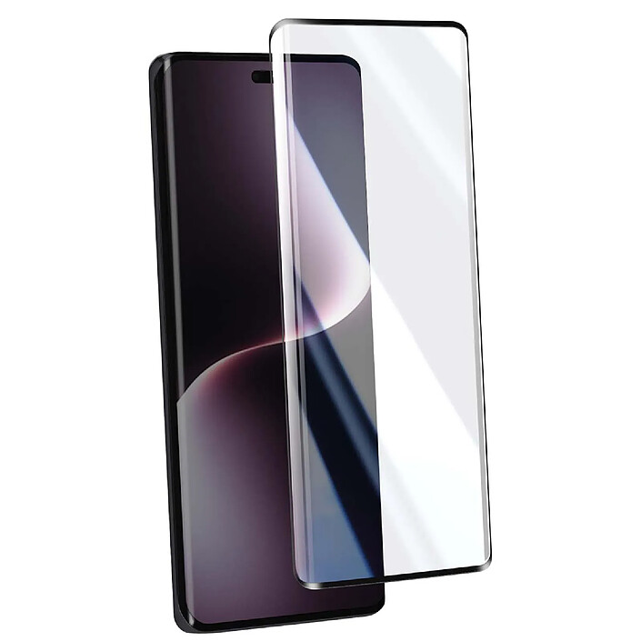 Avis Avizar Verre Trempé Incurvé 3D pour Honor Magic 7 Lite Protection Ultra Résistant Noir transparent