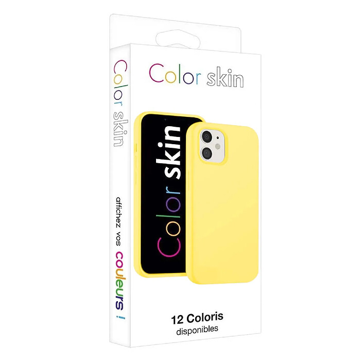 Moxie Coque pour iPhone 11 Édition Color Skin en TPU avec Intérieur Doux Jaune pas cher