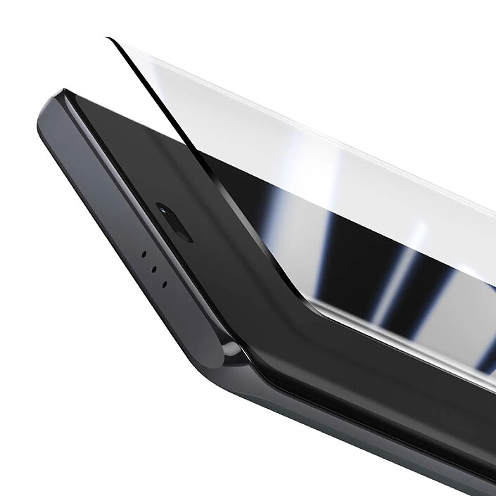Acheter Avizar Verre Trempé Incurvé 3D pour Honor Magic 7 Lite Protection Ultra Résistant Noir transparent