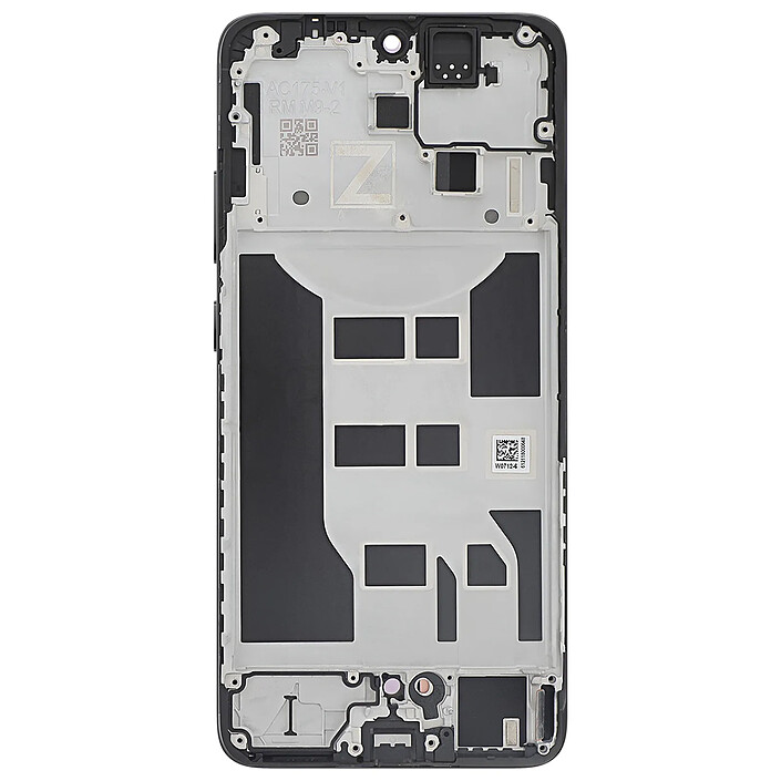 Clappio Écran Complet pour Oppo Reno 12F Dalle OLED avec Vitre et Châssis