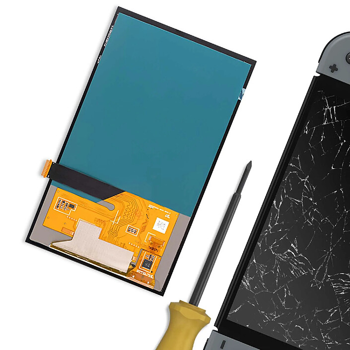Acheter Clappio Écran de Remplacement Complet OLED Tactile pour Nintendo Switch Noir