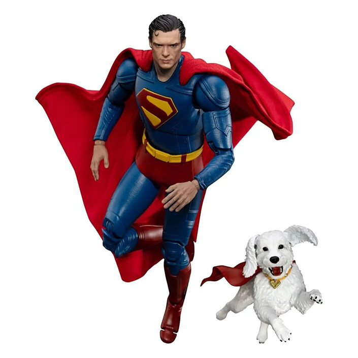 Superman (2025) - Figurine Superman & Krypto 21 cm