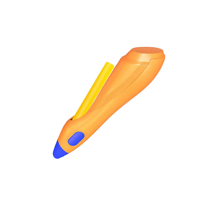 Avizar Stylo Pulvérisateur d'Encre Électrique avec Accessoires Créatifs pour Enfant Orange