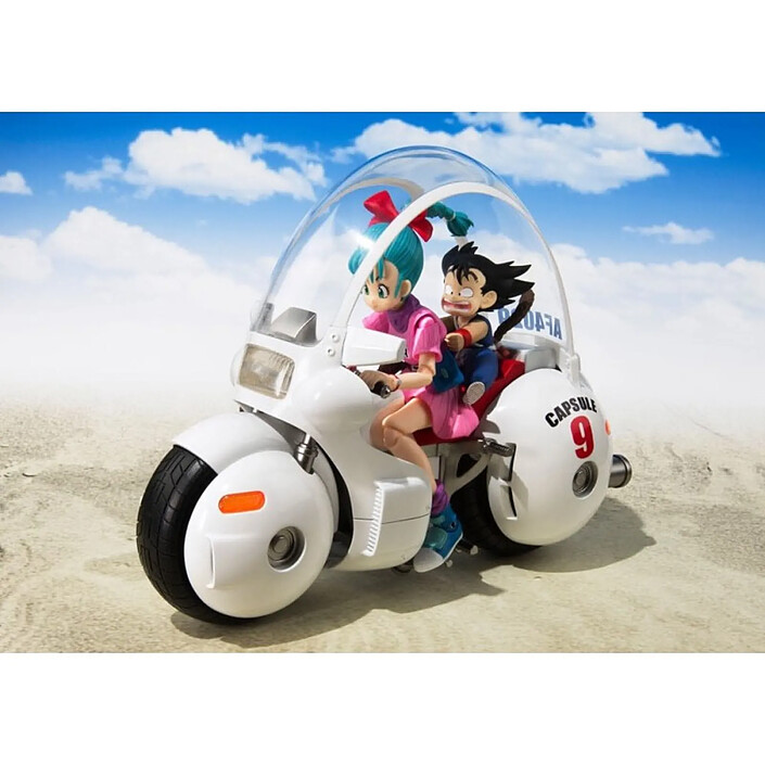Acheter Dragon Ball - Véhicule S.H. Figuarts avec figurine Bulma's Motorcycle Hoipoi Capsule No. 9 17 cm
