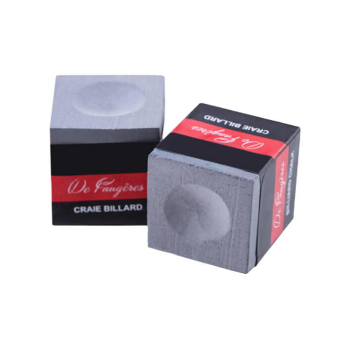 Avis De Faugères Lot de 12 Craies pour Billard Pratique Gris