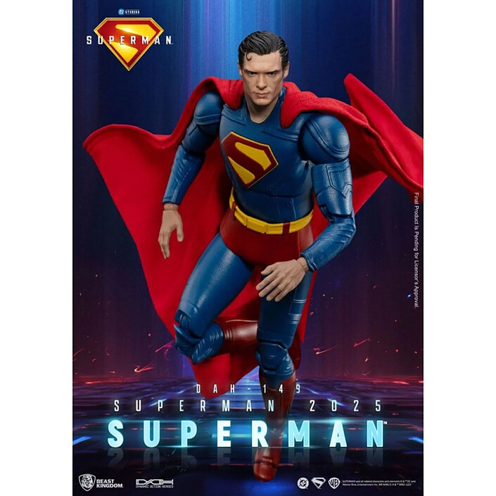 Superman (2025) - Figurine Superman & Krypto 21 cm pas cher