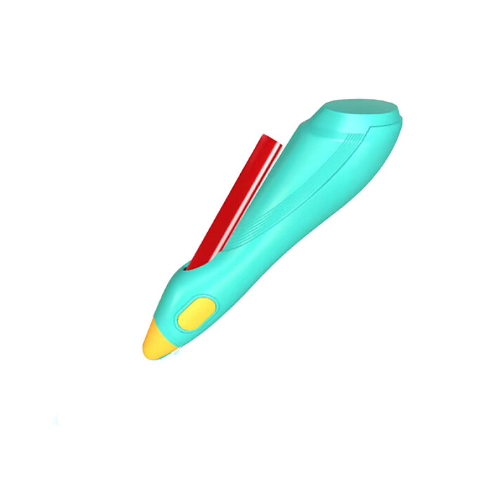 Avizar Stylo Pulvérisateur d'Encre Électrique avec Accessoires Créatifs pour Enfant Bleu