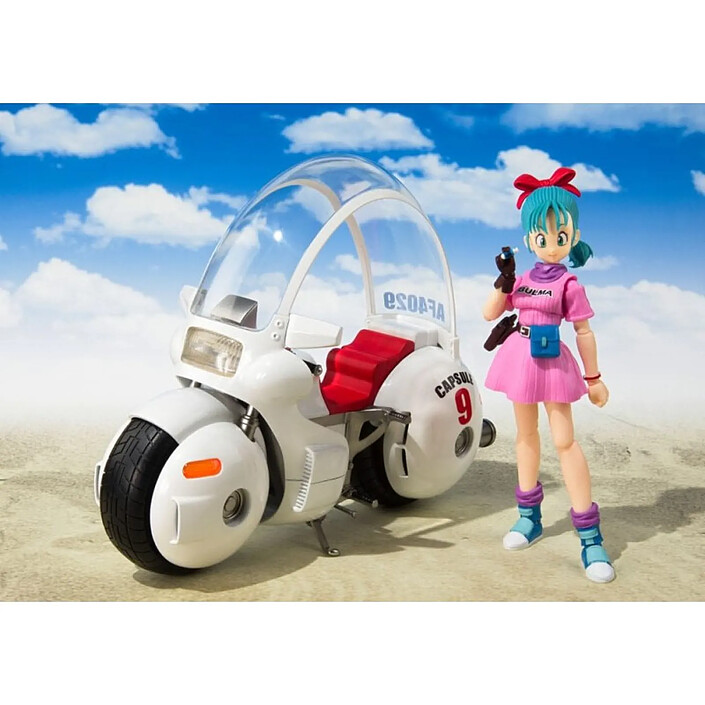 Avis Dragon Ball - Véhicule S.H. Figuarts avec figurine Bulma's Motorcycle Hoipoi Capsule No. 9 17 cm