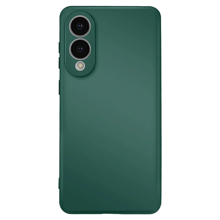 Avizar Coque pour Galaxy S25 Edge Soft-Touch en Silicone Semi-Rigide Vert