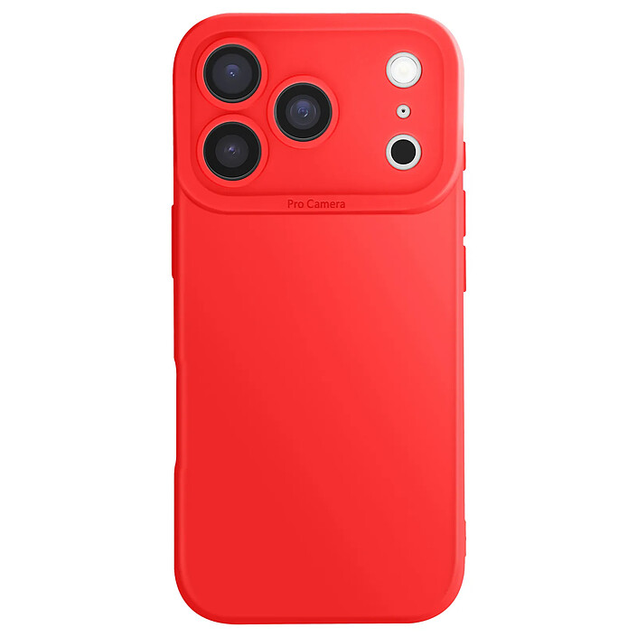 Avizar Coque pour iPhone 17 Pro en Silicone Souple avec Renfort Bloc Caméra