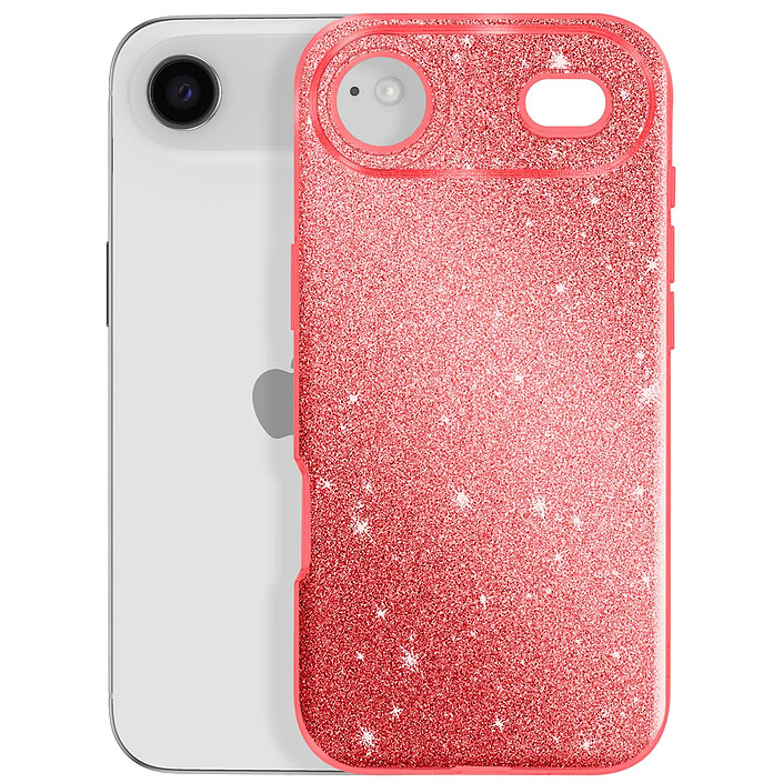 Avizar Coque pour iPhone Air Conception Bi-Matière et Finition Pailletée pas cher