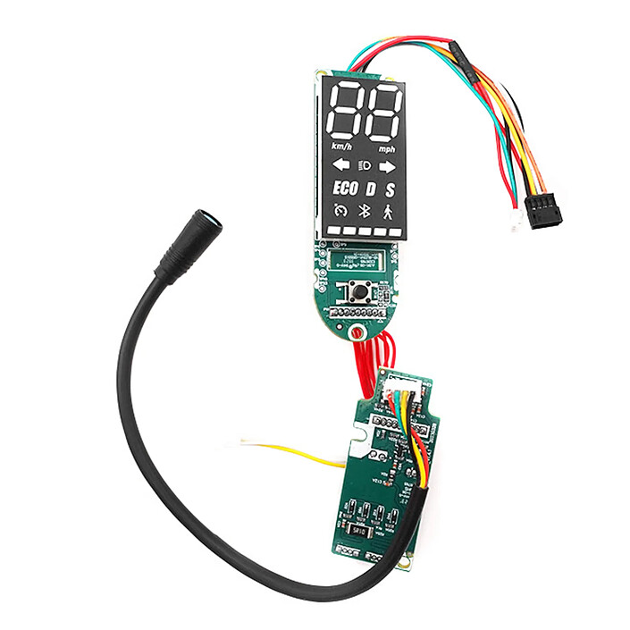 Avizar Écran de Remplacement pour Trottinette Segway Ninebot F2 / F2 Plus / F2 Pro Multicolore