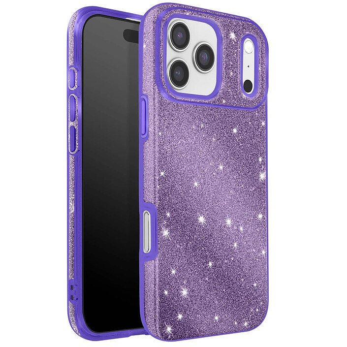 Avis Avizar Coque pour iPhone 17 Pro Conception Bi-Matière et Finition Pailletée