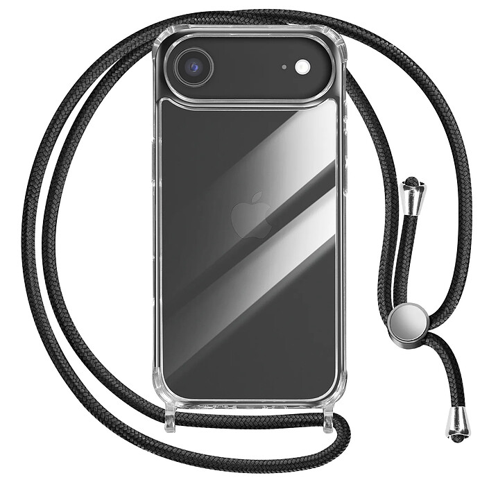Avizar Coque pour iPhone Air en Silicone Soft Touch avec Cordon Tour de Cou Ajustable