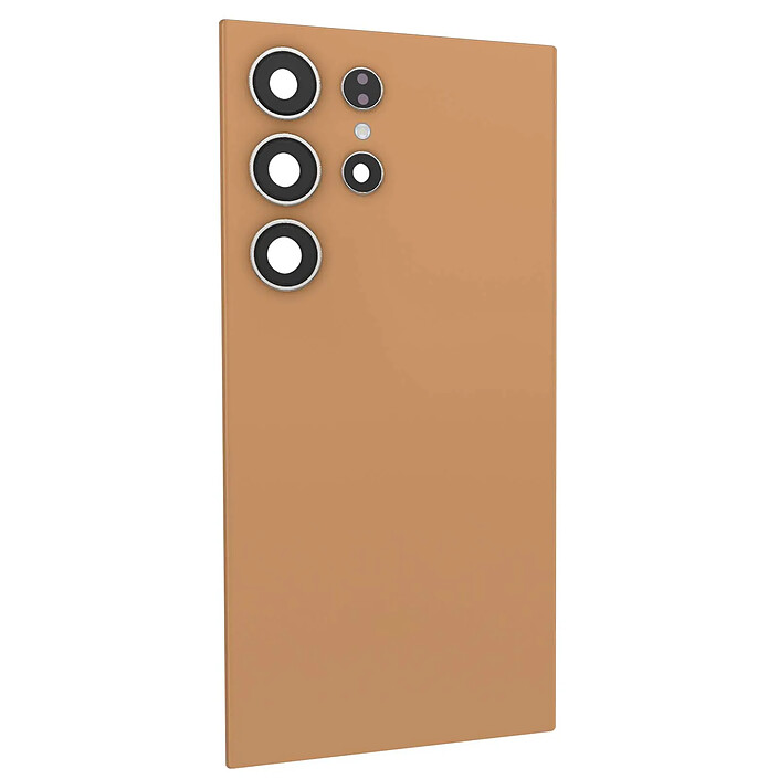 Avis Clappio Cache Batterie de Remplacement pour Galaxy S24 Ultra avec Adhésif Intégré Orange