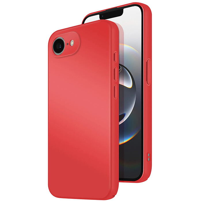 Avizar Coque pour iPhone 16e Soft-Touch en Silicone Série Fast Cover Rouge pas cher