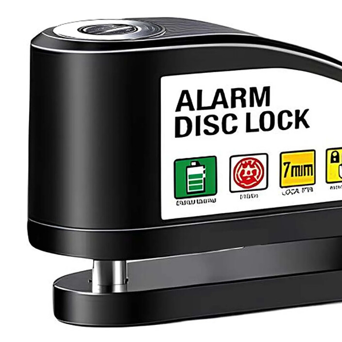Avizar Antivol à Disque avec Alarme 110dB Compact pour Vélo / Scooter pas cher