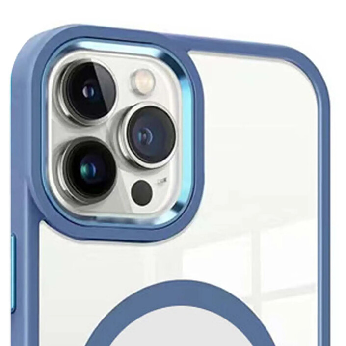 Avis Jaym Coque Bumper pour iPhone 16 Pro Max MagSafe Antichocs Bleu