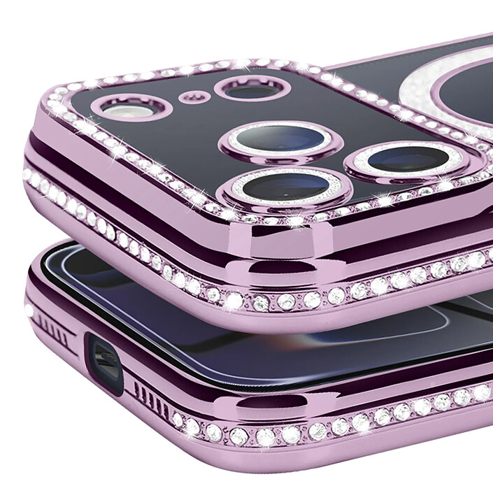Avis Avizar Coque pour iPhone 17 Pro Max Compatible MagSafe avec Contour Strassé