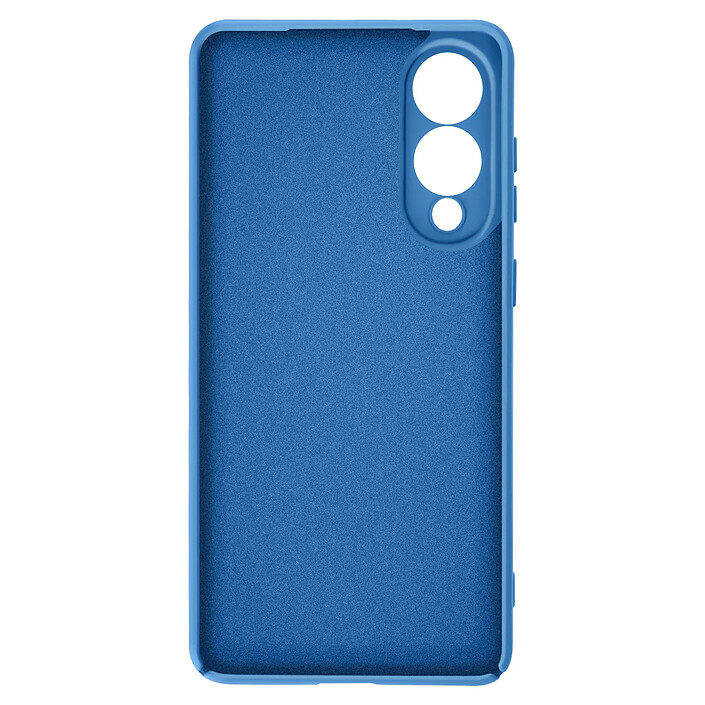 Acheter Avizar Coque pour Galaxy S25 Edge Soft-Touch en Silicone Semi-Rigide Bleu