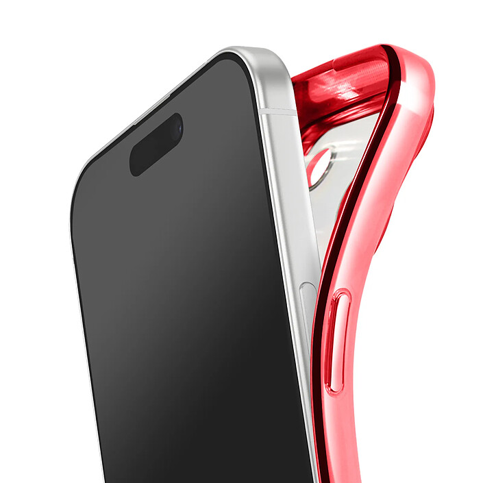Avizar Coque pour iPhone 17 Pro Compatible MagSafe avec Contour Chromé pas cher