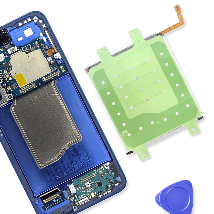 Avis Clappio Adhésif de Fixation Batterie Compatible pour Samsung Galaxy S25 Vert