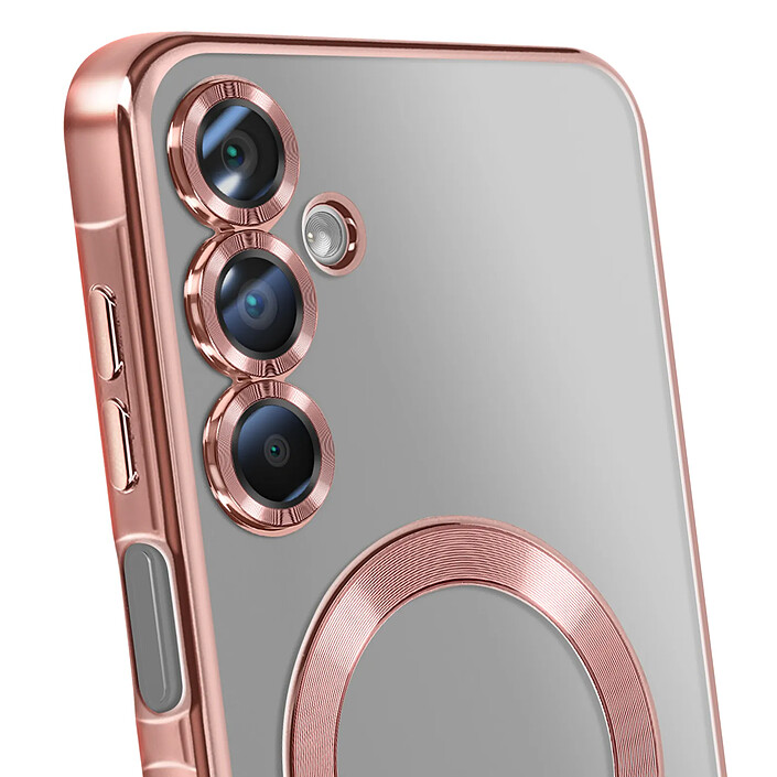Avis Avizar Coque pour Galaxy A16 Compatible MagSafe avec Contour Chromé