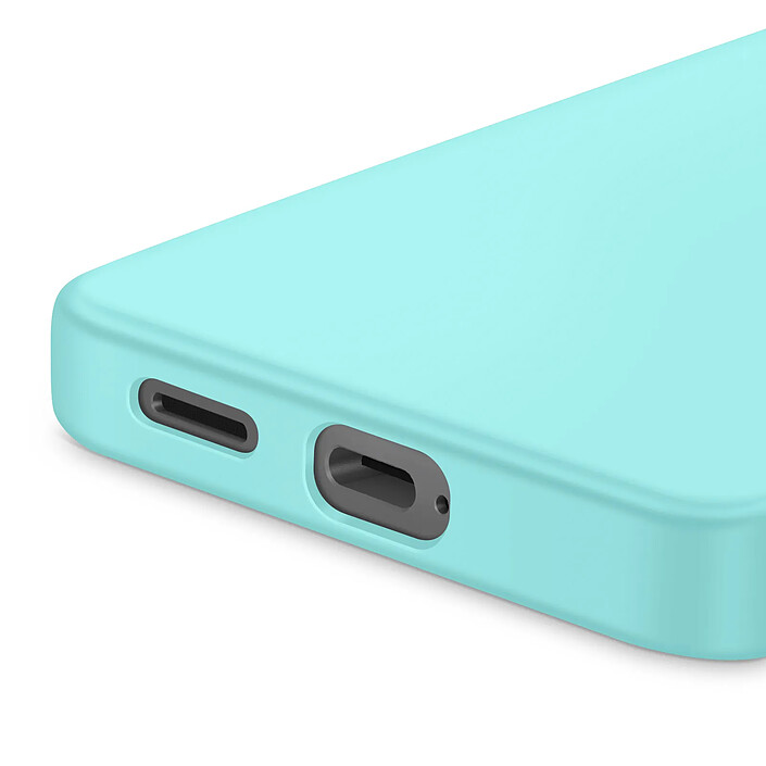 Avis Avizar Coque pour Galaxy S25 Edge Soft-Touch en Silicone Semi-Rigide Turquoise