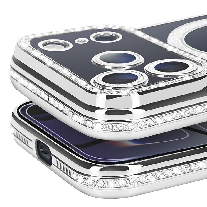Avis Avizar Coque pour iPhone 17 Pro Max Compatible MagSafe avec Contour Strassé