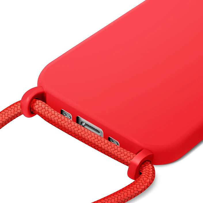 Avis Avizar Coque pour iPhone Air en Silicone Soft Touch avec Cordon Tour de Cou Ajustable