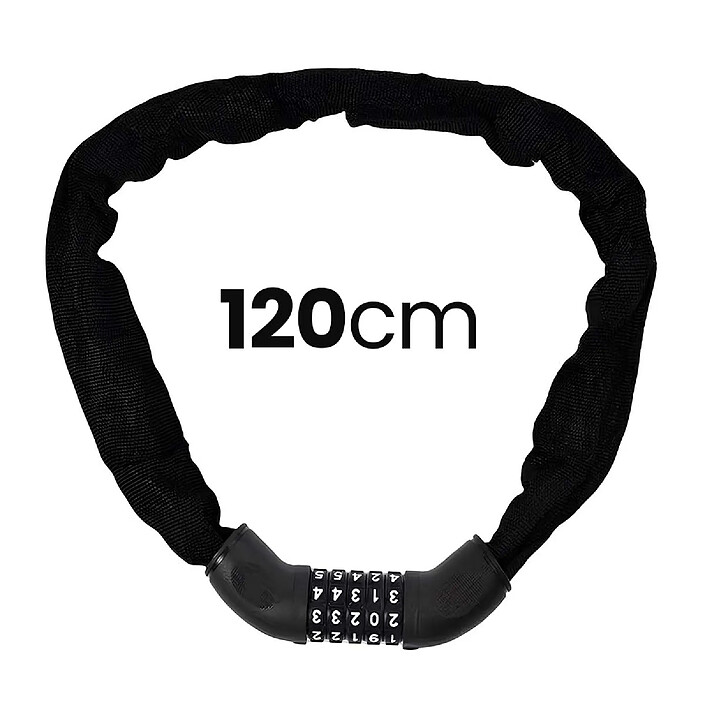 Avizar Antivol Câble à Combinaison 5 chiffres 120cm avec Tête en Fer pas cher