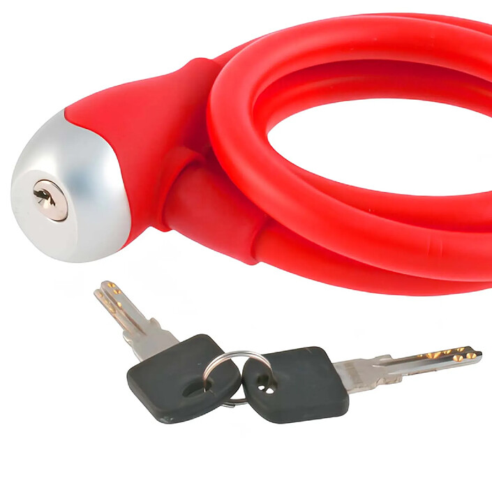 Acheter Avizar Câble Antivol en Acier à Clé avec Gaine en PVC pour Vélo et Trottinette
