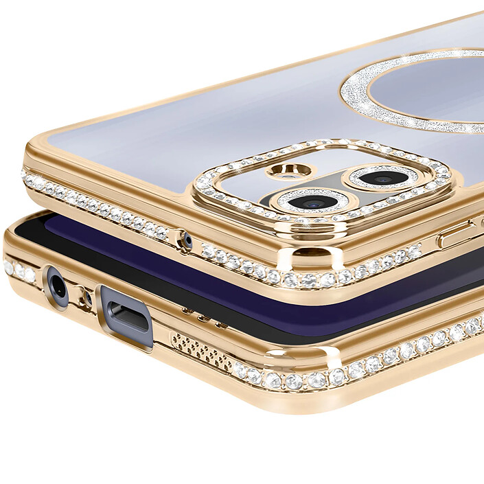 Avis Avizar Coque pour Galaxy A07 Compatible MagSafe avec Contour Strassé