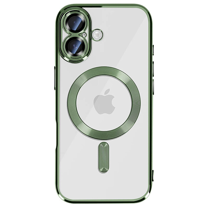 Avizar Coque pour iPhone 17 Compatible MagSafe avec Contour Chromé