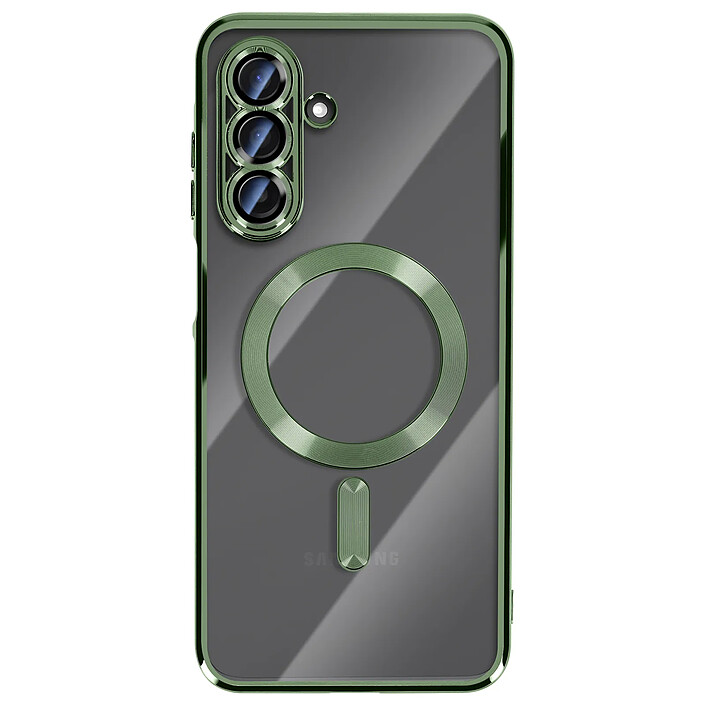 Avizar Coque pour Galaxy A17 Compatible MagSafe avec Contour Chromé
