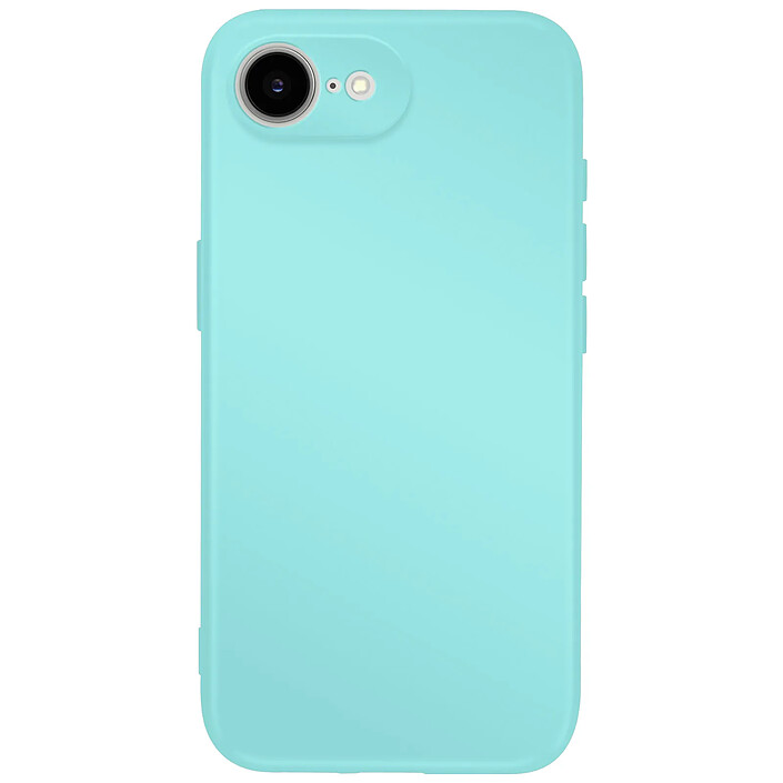 Avizar Coque pour iPhone 16e Soft-Touch en Silicone Série Fast Cover Turquoise