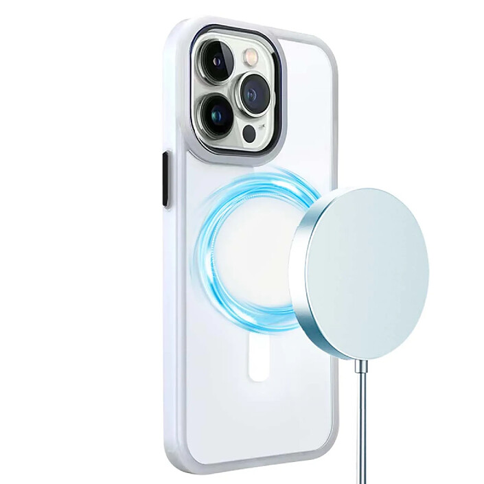 Acheter Jaym Coque Bumper pour iPhone 16 Pro Max MagSafe Antichocs Blanc