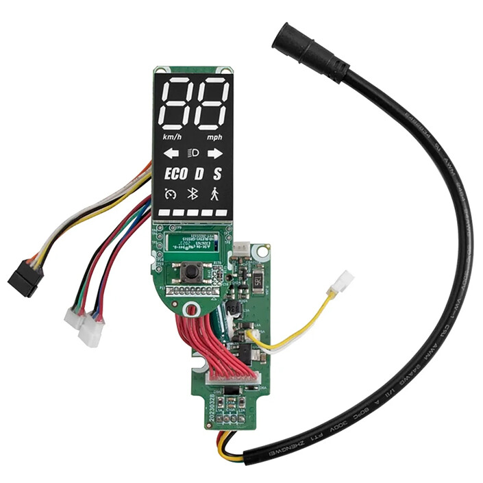 Avizar Écran Afficheur de Remplacement pour Trottinette Segway Ninebot Max G2 Multicolore