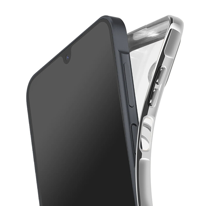 Avizar Coque pour Galaxy A17 Compatible MagSafe avec Contour Chromé pas cher